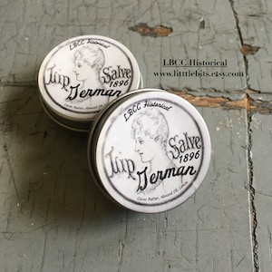 Lemon Lips 1896 Lip Salve, Victorian Salve, Moisturizing Lip Balm, Cocoa Butter Lip Balm, Sensitive Skin, Historical Apothecary image 4