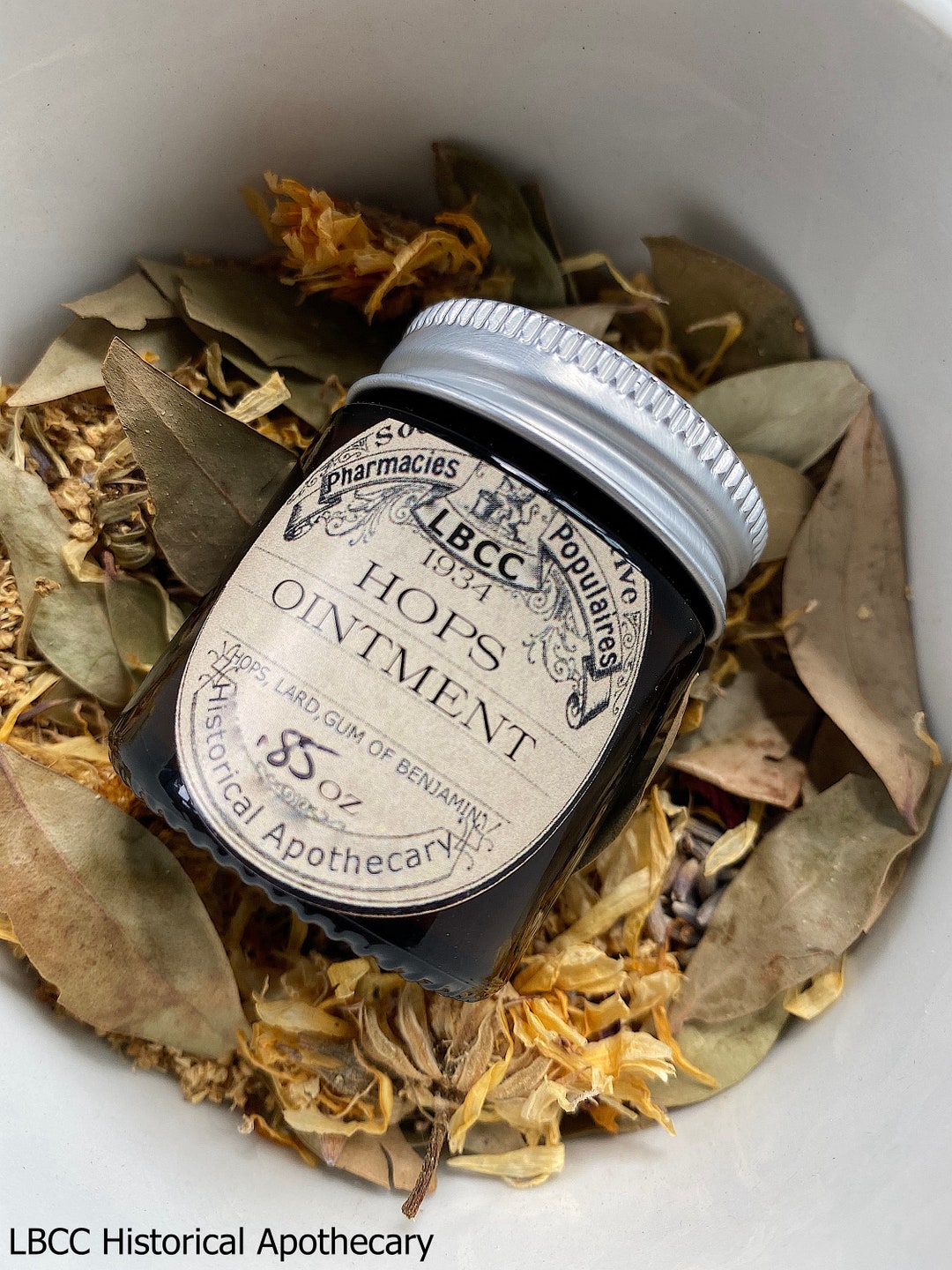 1934 Hops Ointment Topical Ointment Historical Recipe Etsy