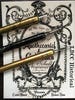 Historical Wooden Pen And Nib For Writing-  Calligraphy Dip Pen Marbled 