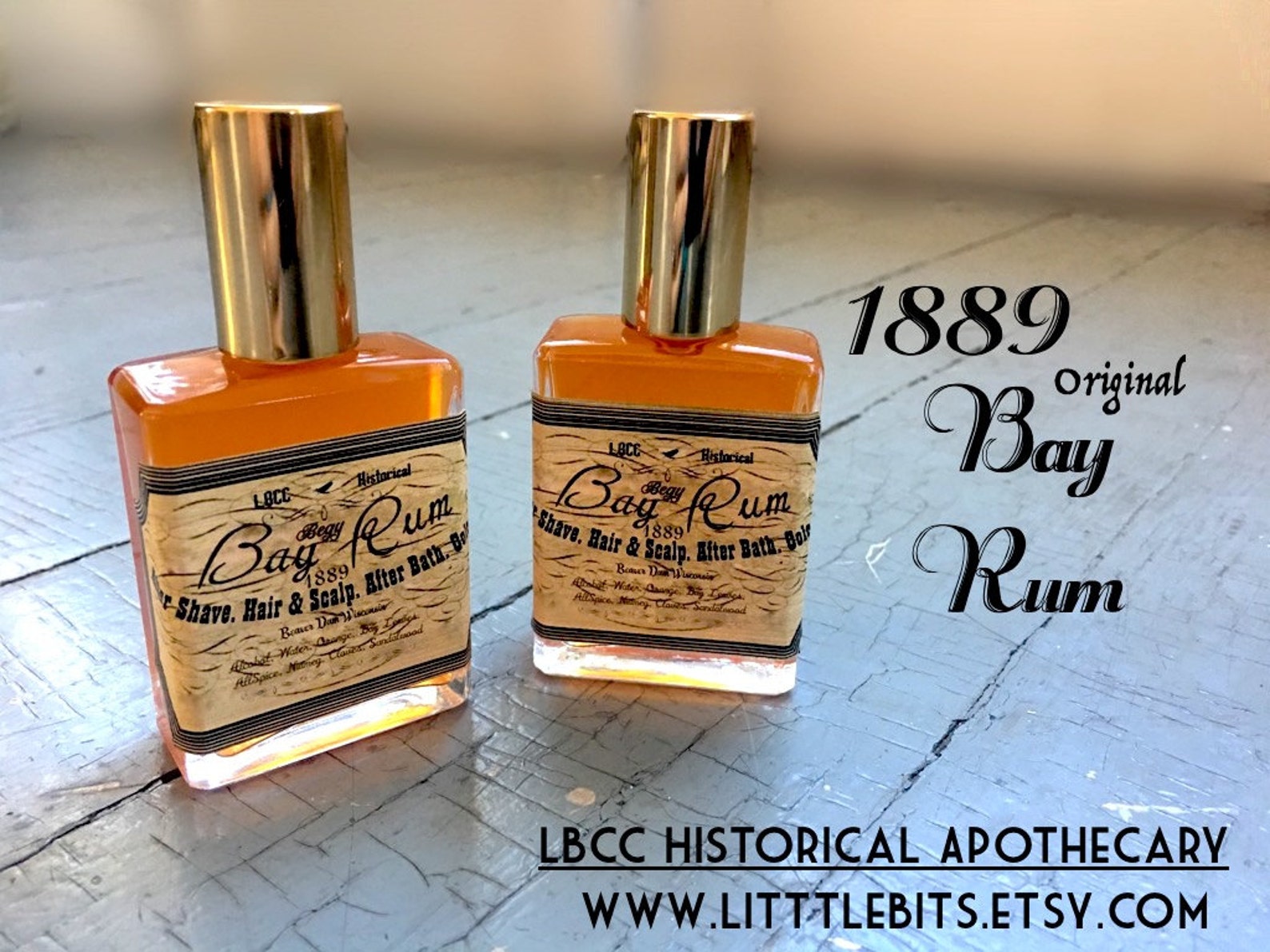 1889 Superior Bay Rum Original Recipe Great Gift for Him Etsy