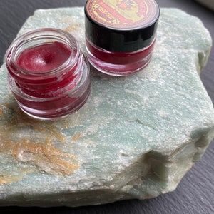 1811 Red Rouge Pomatum Red Cream Lip Tint Lip Gloss Cream Blush Jane Austen Lipstick, LipTint Red Lip Red Blush Gift image 4