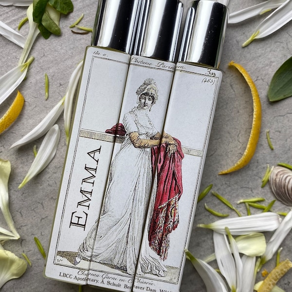 Vegan Oil Perfume Emma Jane Austen Virgo Zodiac Sign Perfume Roll On Perfume Zodiac Literary Gift August September Perfume