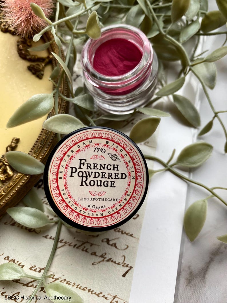 1745 French Powdered Rouge Blush Natural Cheek Color Spring Cheeks - Etsy