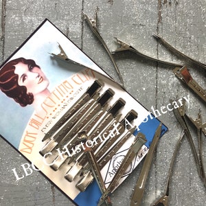 Vintage Hairstyling Duckbill Hair Clip Marcel Waves Vintage Wave Set Vintage Styling Tool Vintage Hair Stying Aid Wave