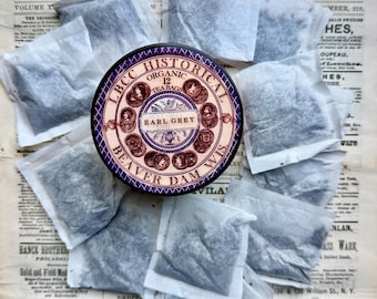 Organic Earl Grey Tea Bags | Bergamot Black Tin (12 Bags)