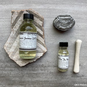 Scented Jasmine Hair Oil: Vegan Herbal Hair Shine