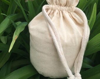 Plain Muslin Reticule - Ready for Decoration! Great For Civil War, Victorian, and so much more!