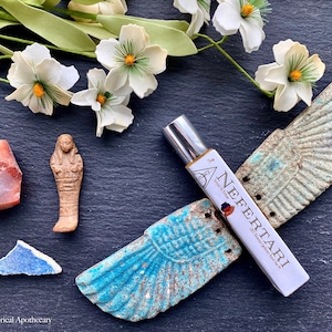 Vegan 1920s Nefertari Oil Perfume Egyptian Perfume Sirius Star Goddess Perfume Historical Perfume Egyptian Oil Ramses Oil