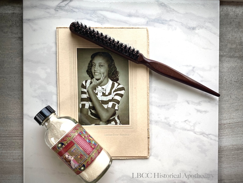 Vintage Style Hairbrush Hair Teasing Brush Powder Brush Natural Wood Natural & Manmade Bristles image 9