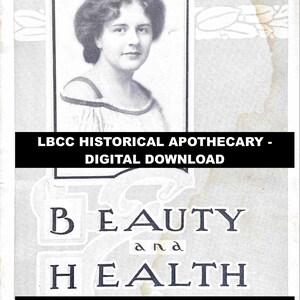 DIGITAL DOWNLOAD 1910 Beauty and Health Historical Health Exercises & Skin Care Advertising image 8