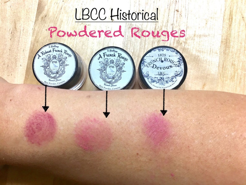 Natural Blush A Robust French Rouge Blush Berry Powder Blush Natural Pigment Blush Historical Makeup image 5