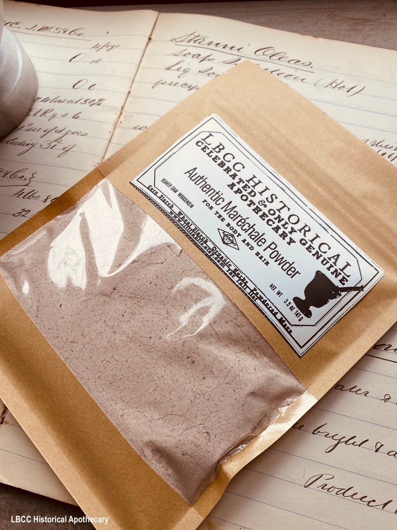 Maréchale Hair & Body Powder Historical Recipe Powdered Hair No Poo Natural Hair Powder image 10