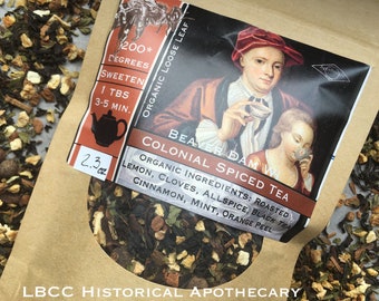 Winter Organic Colonial Spiced Black Tea: 1772 Recipe