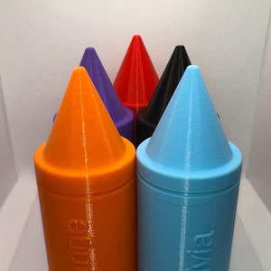 Contenedor de almacenamiento de crayones / Organización del aula / Almacenamiento de crayones / Organización de arte / Contenedor de viaje de crayones / Organizador / Almacenamiento