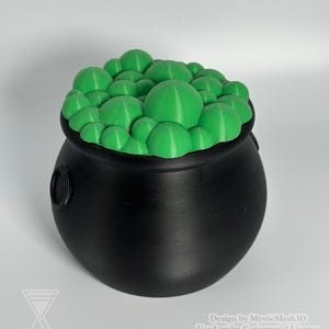 3D Printed Cauldron: Halloween Candy Stash & Fall Decor