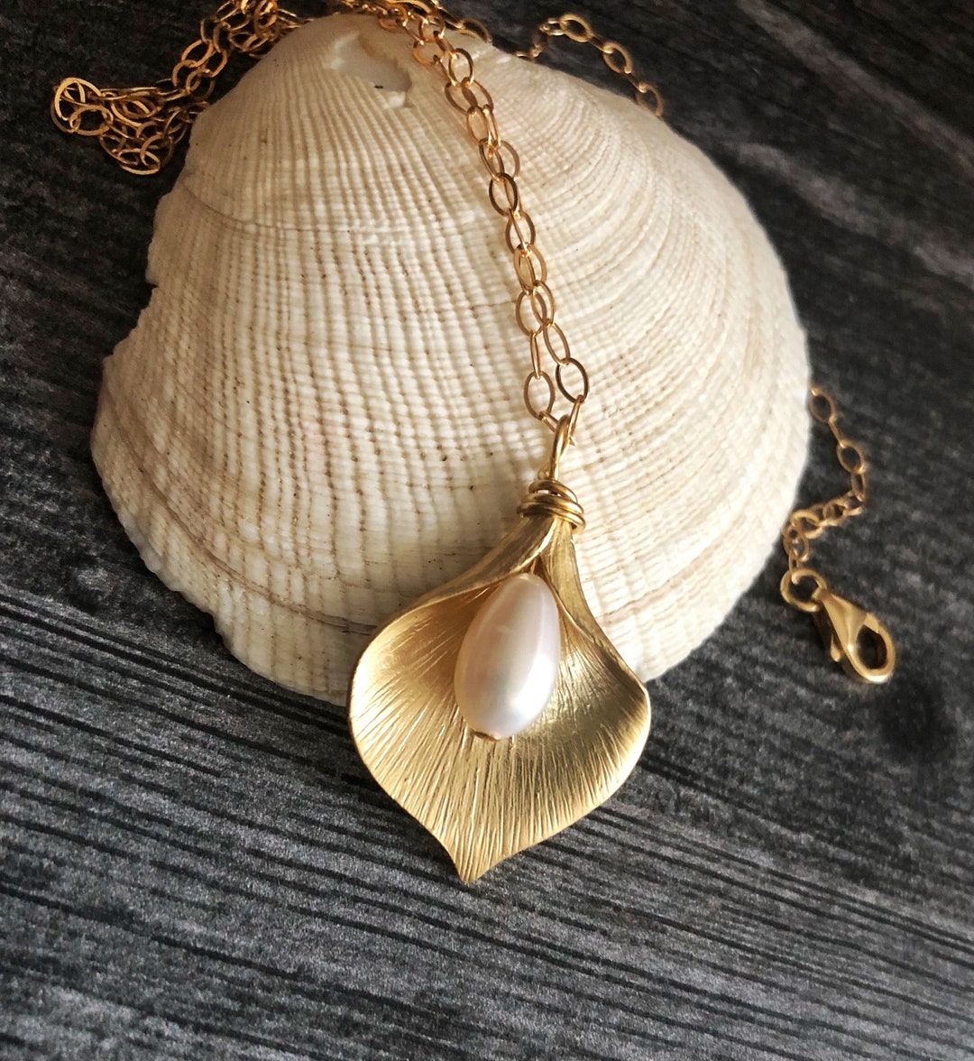 ミュージシャン CDL TOKYO Calla Lily Necklace Rose Gold CDL Calla
