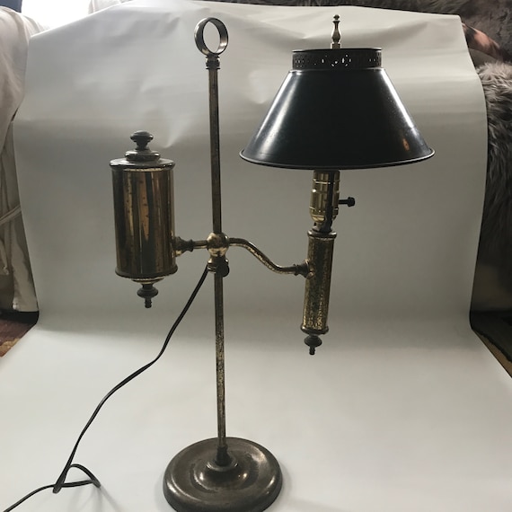 vintage library lamp