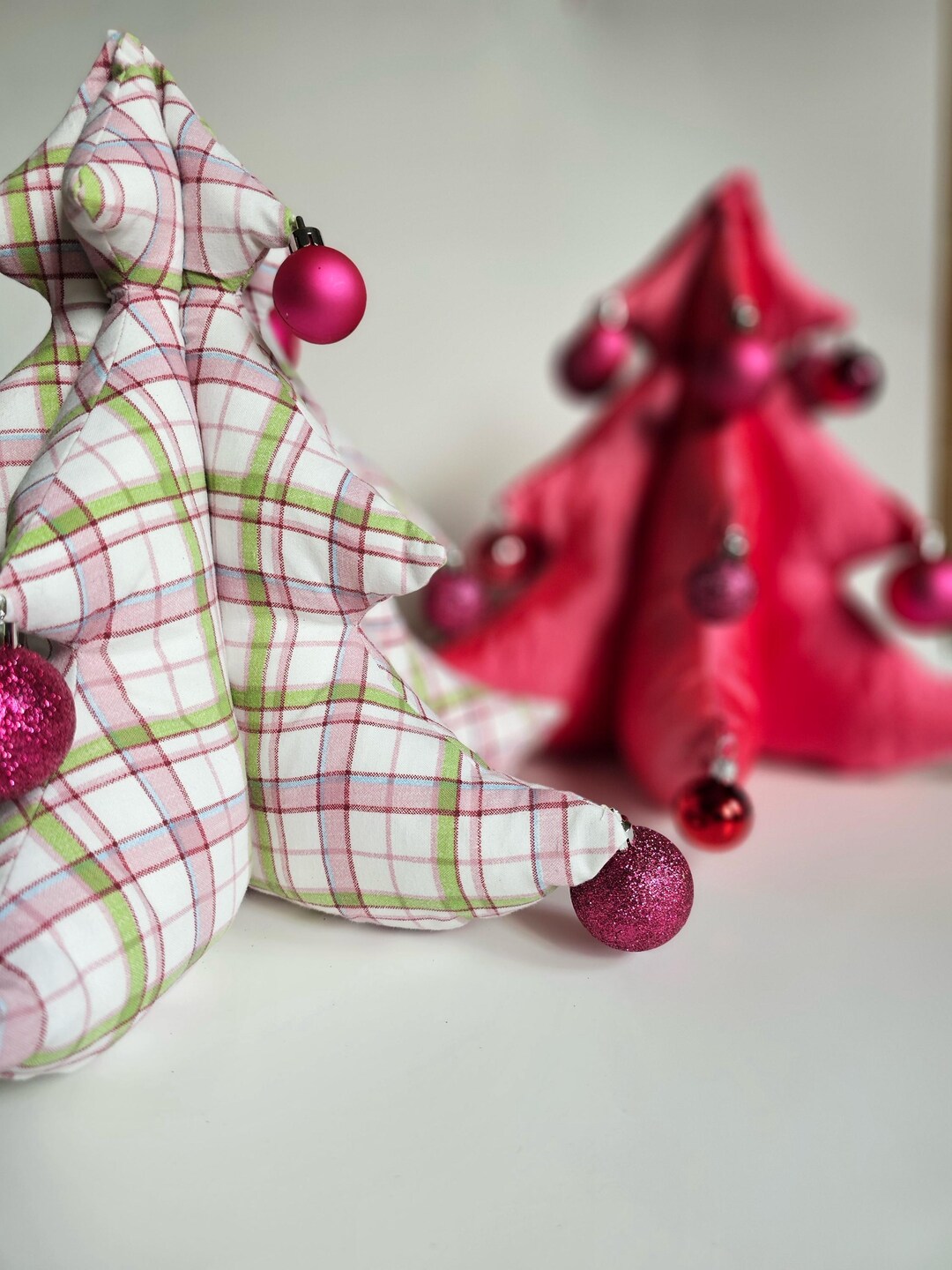 Tacky Christmas Trees, Centerpiece, Photo Prop, Set of 2 - Etsy