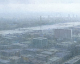 London Cityscape Triptych, Original Painting