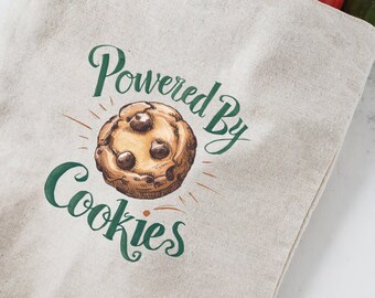 Cute Cookies Tote Bag: Farmers Market Natural Cotton Canvas Grocery Bag