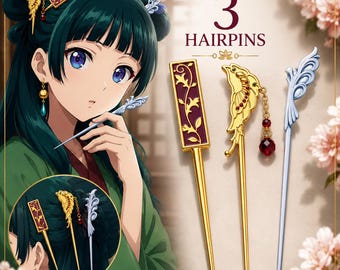 Maomao Kanzashi Hairpin: Apothecary Diaries Anime Cosplay Prop