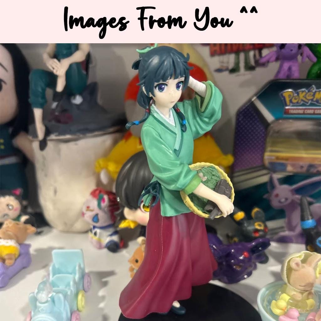 Figurine Maomao Assise – The Apothecary Diaries – Déco Bureau Rigolote – Cadeau Anime Pour Fans Et Adultes