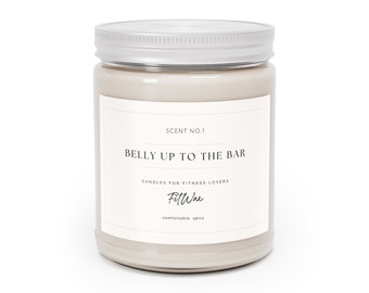 Belly Up to the Bar Candle Scent No. 1 ideal para entusiastas del fitness (confortable especia)