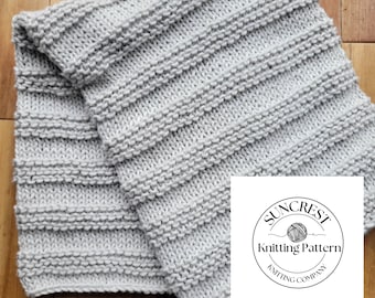 Knitting Pattern Dishtowel – Easy Knit Kitchen Towel PDF – Beginner-Friendly Home Decor