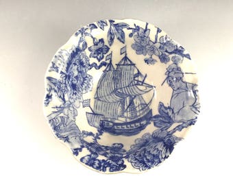 Chinoiserie Clipper Ship Bowl