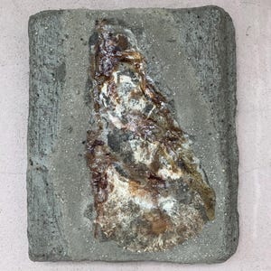 Textured Abstract Wall Panel - Vintage Concrete Sculpture for Modern Decor, Historical Art Piece for a Unique Art Display