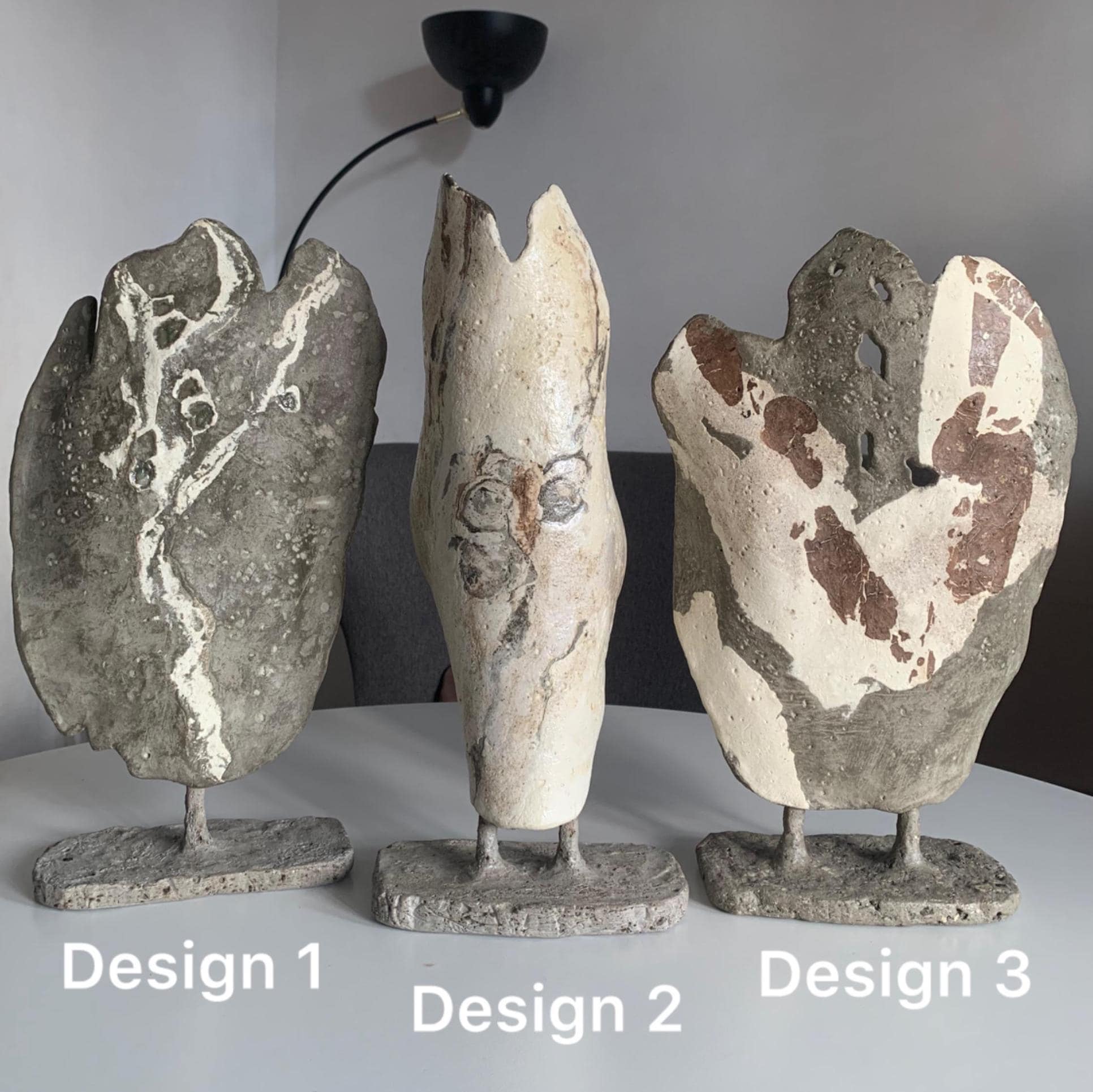 Handmade Stone Sculpture for Modern Industrial Decor, Abstract Texture Art Object: Unique Housewarming Gift