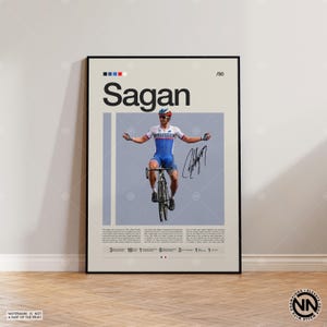 Pôster de Peter Sagan, Pôster de ciclista, Pôster de treino, Pôster esportivo, Moderno de meados do século, Pôster motivacional, Pôster esportivo para quarto