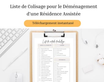 Liste de contrôle pour le déménagement et l'emballage d'une résidence assistée