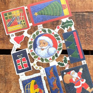 Christmas Santa Claus German Scraps - Xmas Die Cuts, Cut Outs, Vintage Style, Junk Journal, Paper Ephemera, Decoupage, Collage, Altered Art