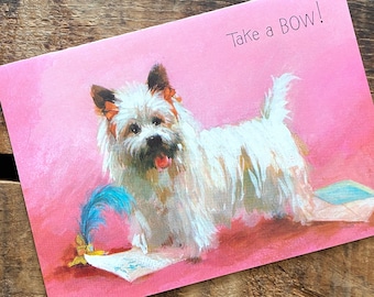 Vintage Unused Dog Birthday Card - Old Greeting Card, Paper Ephemera, Junk Journal, Cute Puppy, Children's Card, Bday Party, 1970s Kitsch