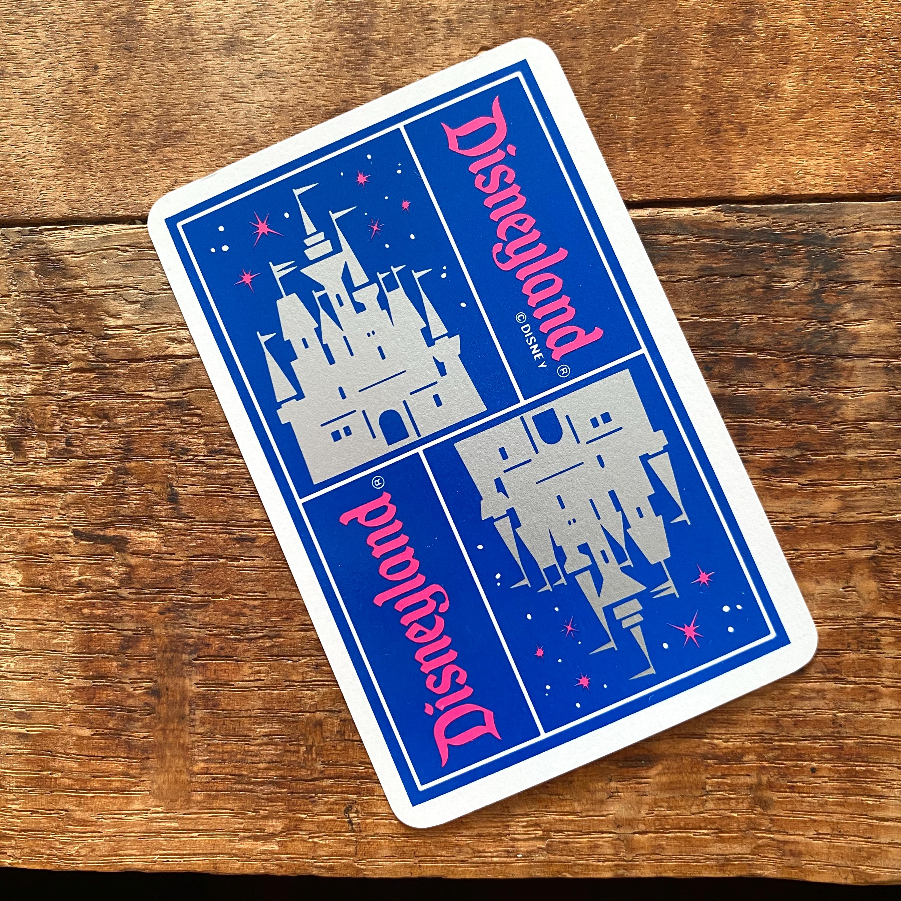 Vintage Disneyland Castle Playing Cards - Set of 6 - Etsy