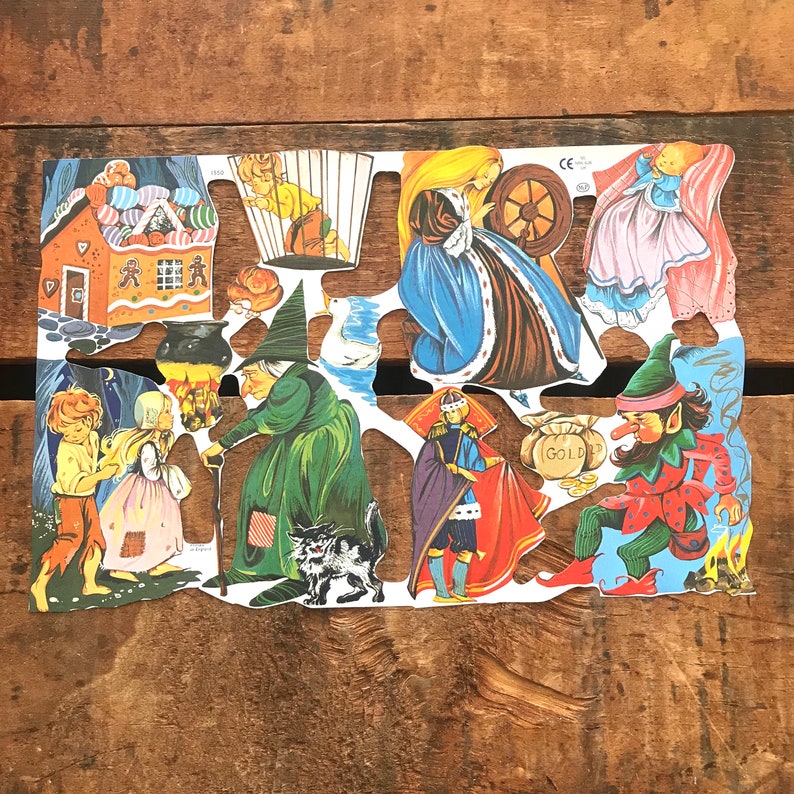 German Scraps Fairy Tales Die Cuts Cut Outs Etsy