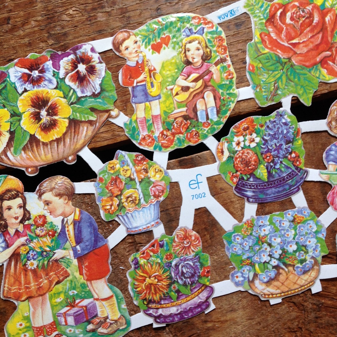 German Scraps - Die Cuts, Cut Outs, Reproduction, Vintage