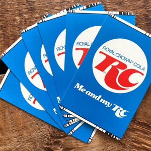 Vintage RC Cola Soda Advertising Playing Cards - Set of 6