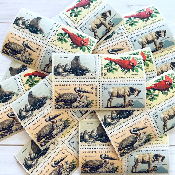Buy Vintage Unused Stamps 2 Sheets 8 Postage Stamps Animal Online in India  