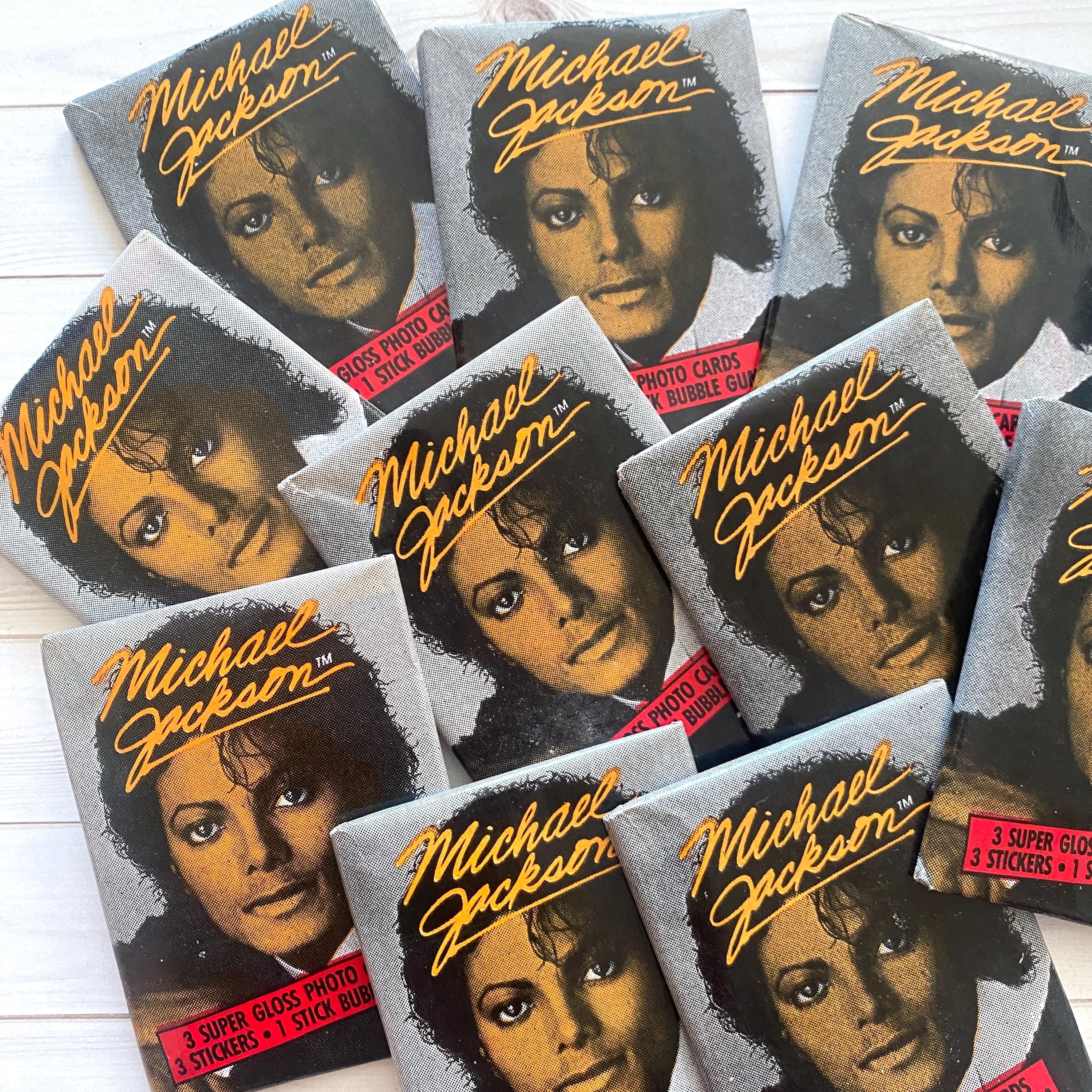 Vintage Michael Jackson Wax Pack - 1 Pack - Junk Journal, Paper