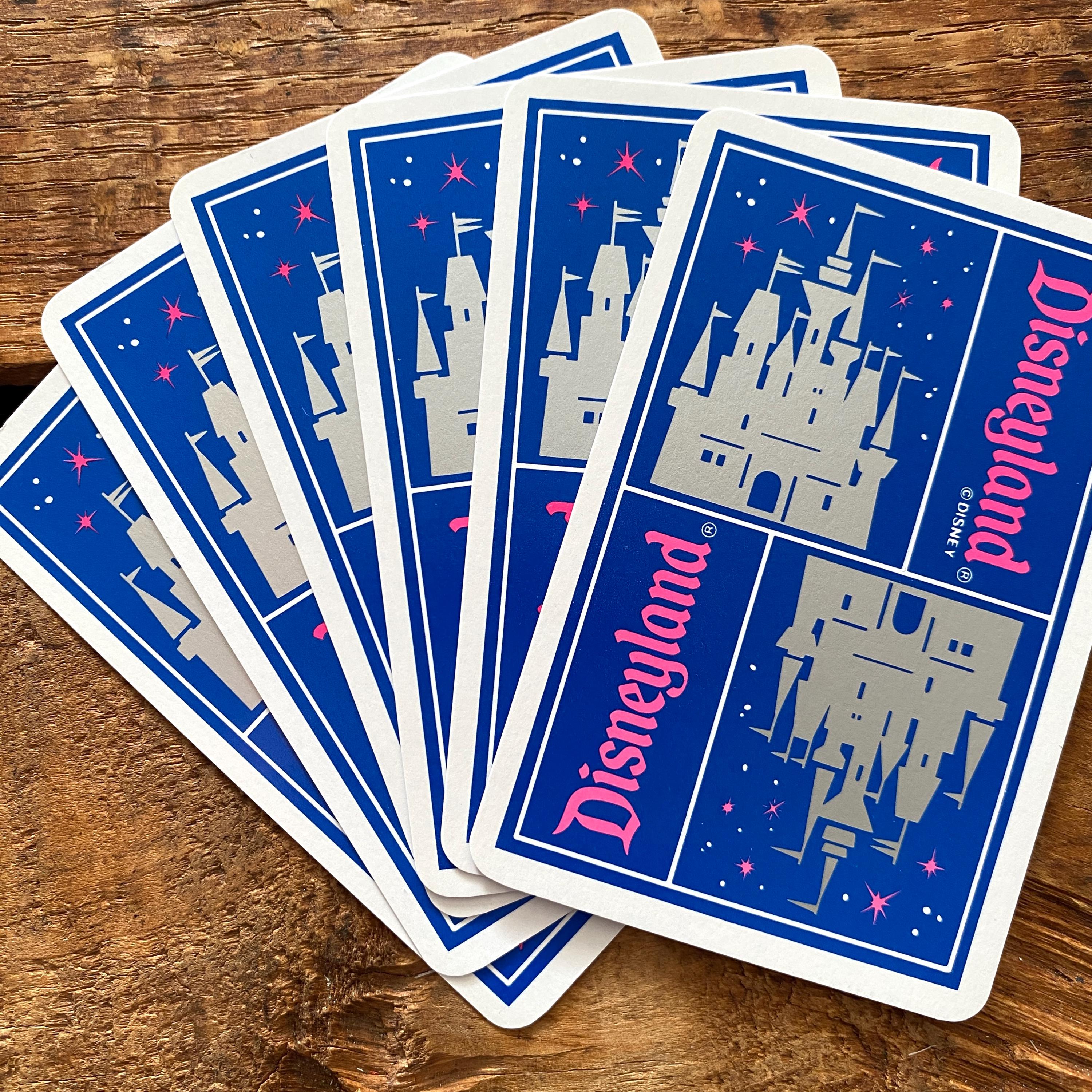 Vintage Disneyland Castle Playing Cards - Set of 6 - Etsy