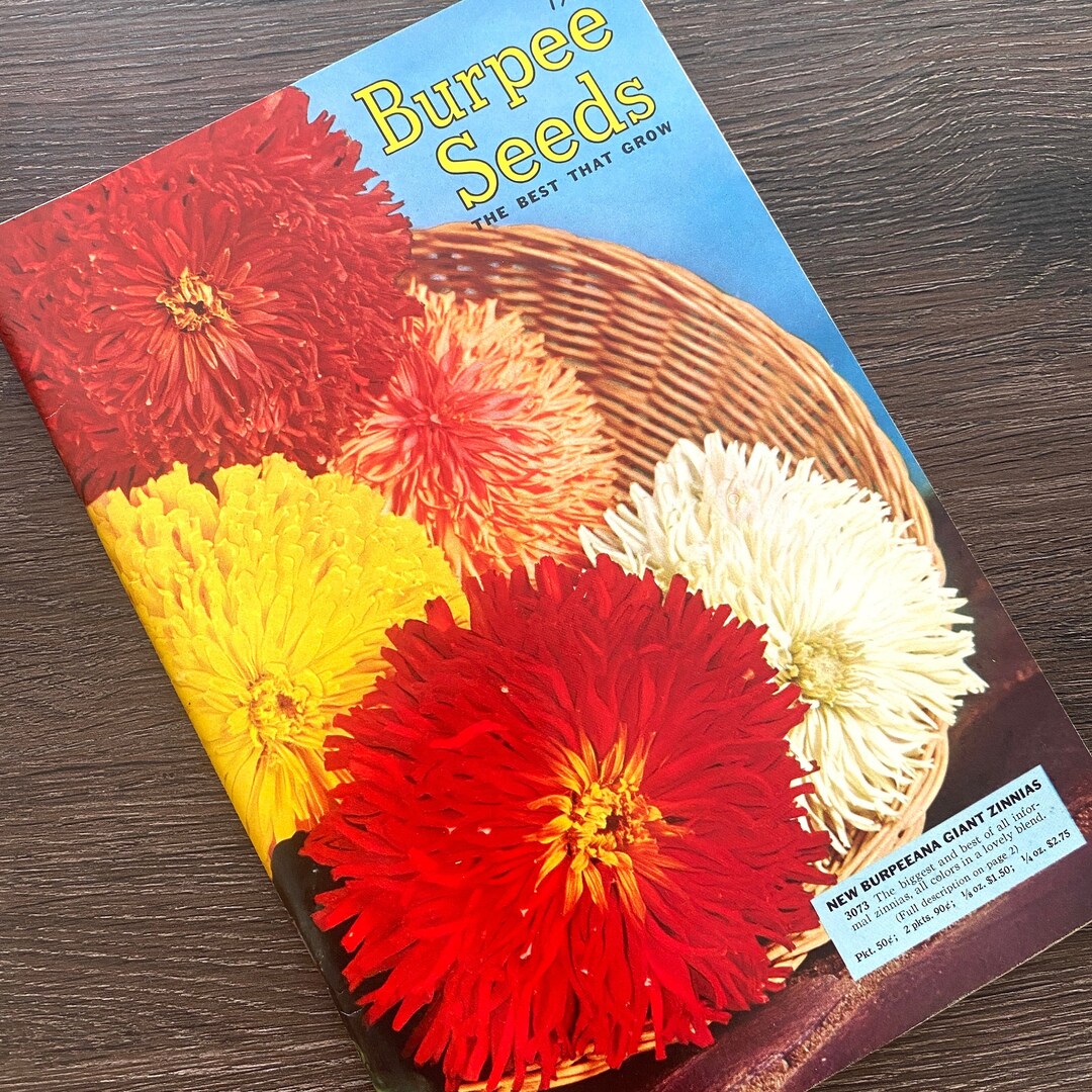 Vintage Burpee Seed Catalog Junk Journal Paper Ephemera Etsy