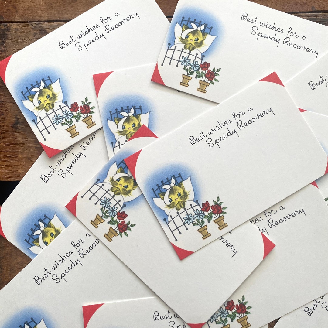 Vintage Florist Cards - Set of 10 - Paper Ephemera, Scrapbooking, Junk ...