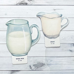 Vintage mjölkstans från 1970-talet - Välj alternativ - Skolkort med kost, kartongbild, näringsstans, dryck, gammalt matpapperstryck bild 5