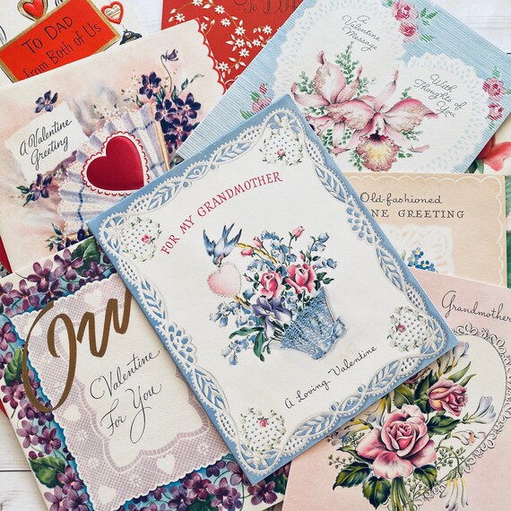 24 Pcs Vintage Valentine's Cards Valentine's Day Cards with Envelopes Retro  Victorian Valentine Cards Assorted Greeting Cards for Classroom Exchange