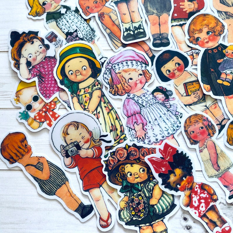 Printable Stickers Little Girl