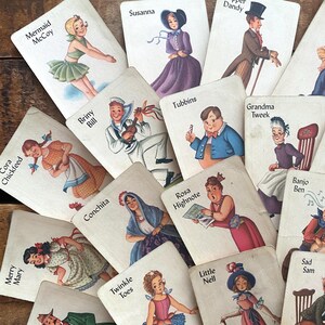 Cartes vintage Old Maid - Lot de 18 - Papier éphémère, Journal indésirable, Fournitures créatives, Scrapbooking, Collage artistique altéré, Enfants, Enfants