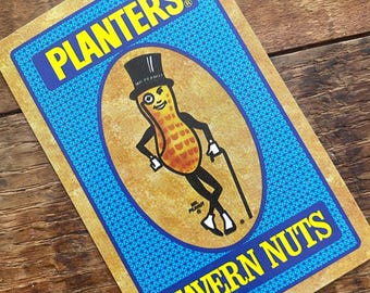 Vintage Planters Mr. Peanut Playing Cards - Set of 6 - Etsy