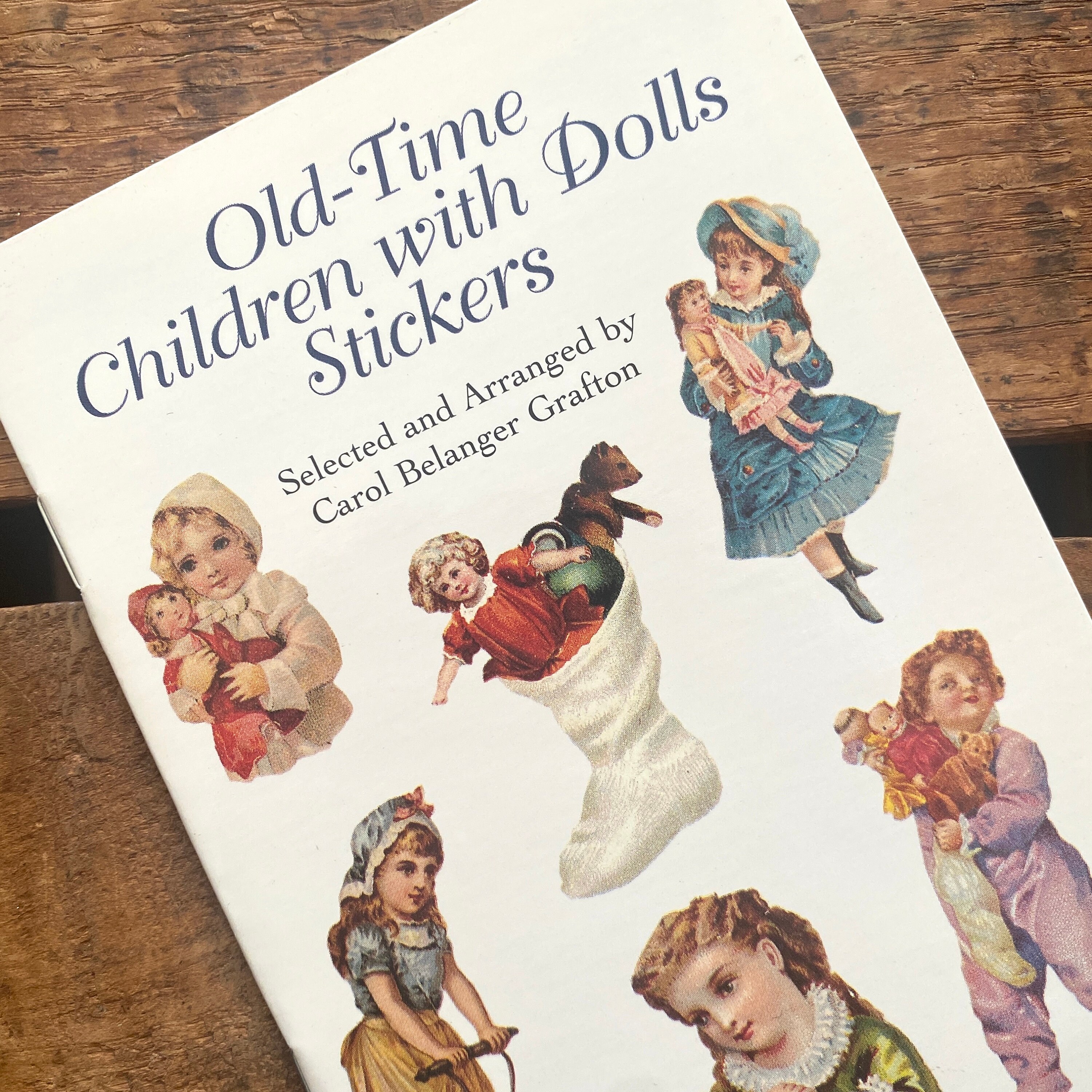 Vintage Sticker Book For Gifts or Crafts - The Girl In The